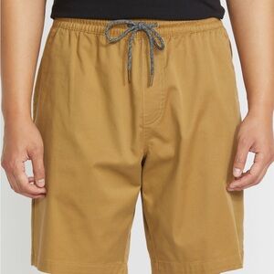 Volcom Frickin Tan Drawstring Shorts XXL